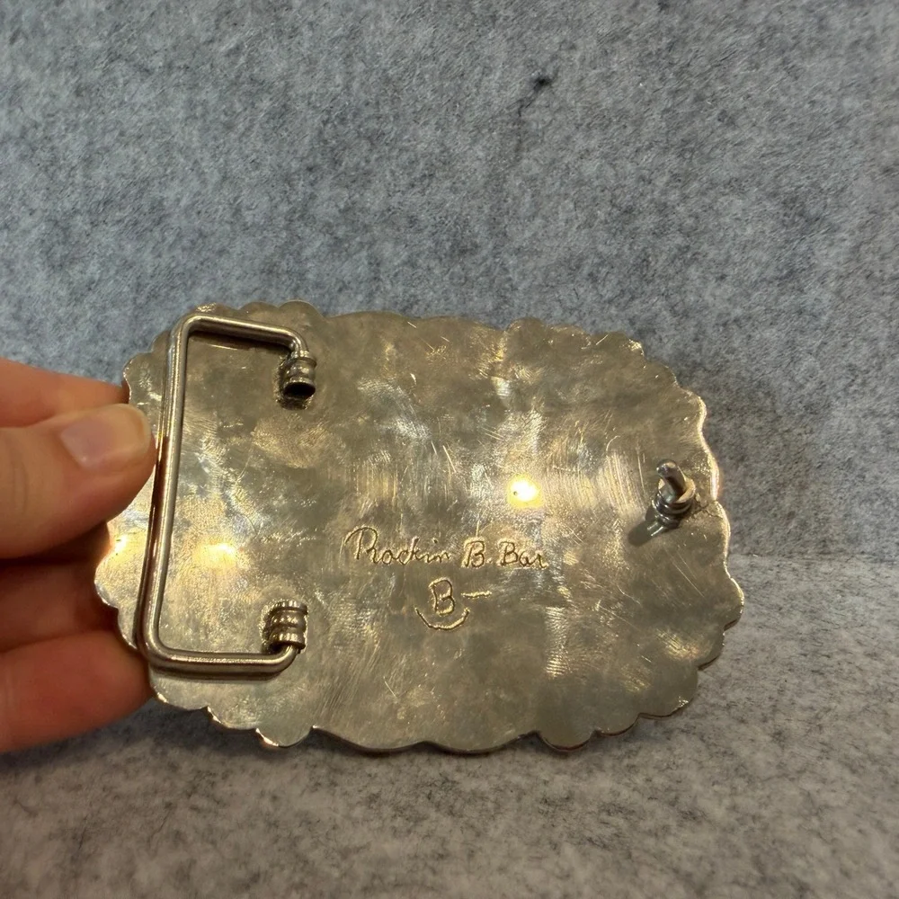 145th Arkansas Valley Fair Top Jockey 2022 Belt Buckle - Western Cowboy